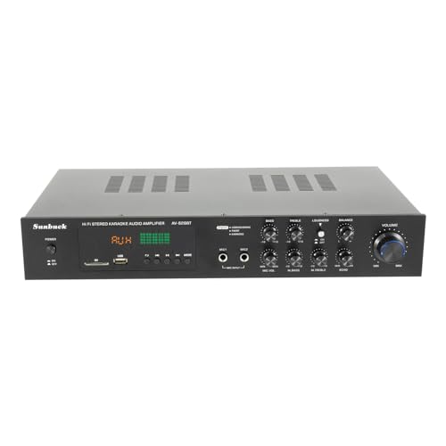 Verstärker 5 Kanal Bluetooth FM/AM Radio Verstärker HiFi Stereo Amplifier Heimkino-Stereo-Receiver SD\USBRCAAUX .0 Bluetooth von TAPMING