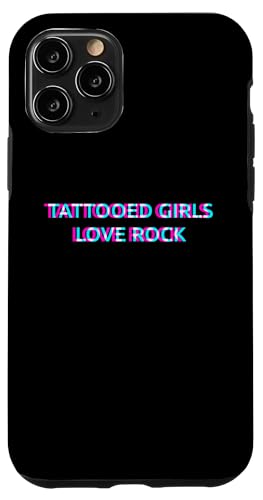 Hülle für iPhone 11 Pro Tattooed Girls Love Rock Music von TATTOOED GIRLS