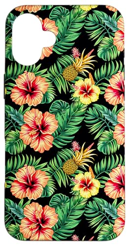 Hülle für iPhone 16 Plus Lebendiges hawaiianisches Blumenmuster von TAYMELL