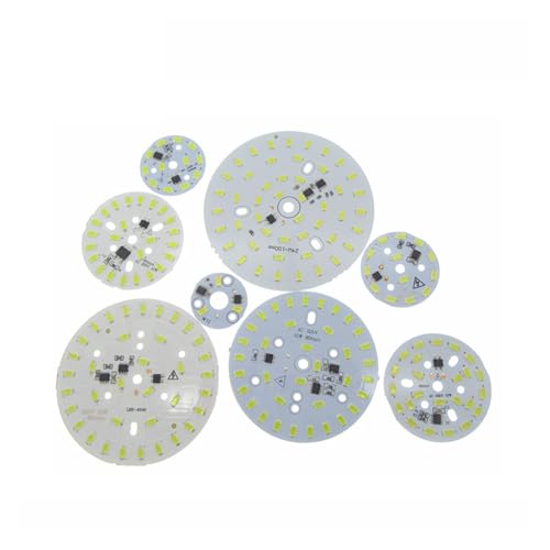 20pcs 220v SMD 5730 dimmable led pcb plate 3W 5W 7W 10W 12W 15W 18W 24W driver lamp panel White Warm White(Warm White,YES_12W) von TBMRSKKN