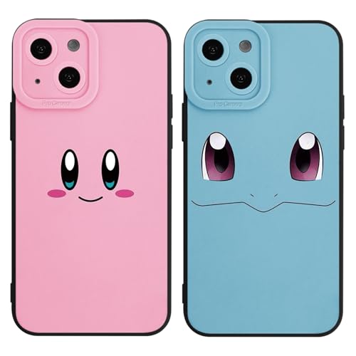 TBNMBGY 2 Stück Schwarz Handyhülle für Xiaomi Redmi Note 10 Pro 4G Hülle 6,67",Cartoon Kawaii Anime Muster Manga Design Case Stoßfeste Schutzhülle TPU Cute Silikon Weich Kratzfest Cover Case,Cool von TBNMBGY