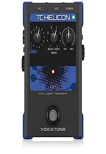 TC Helicon VOICETONE H1 Single-Button Stompbox für realistische gitarrengesteuerte Stimmharmonie von TC Helicon