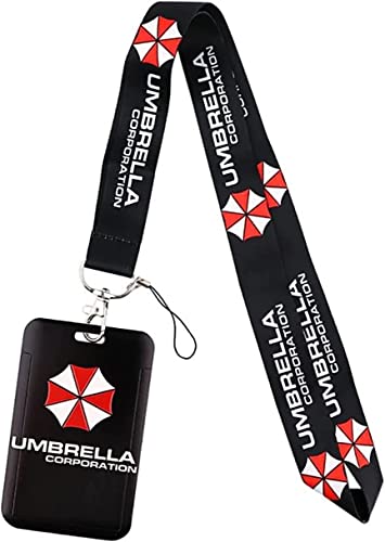 Residence Evil Umbrella Corporation Logo Schlüsselband mit Ausweishalter, Schlüsselanhänger von TCB Creations