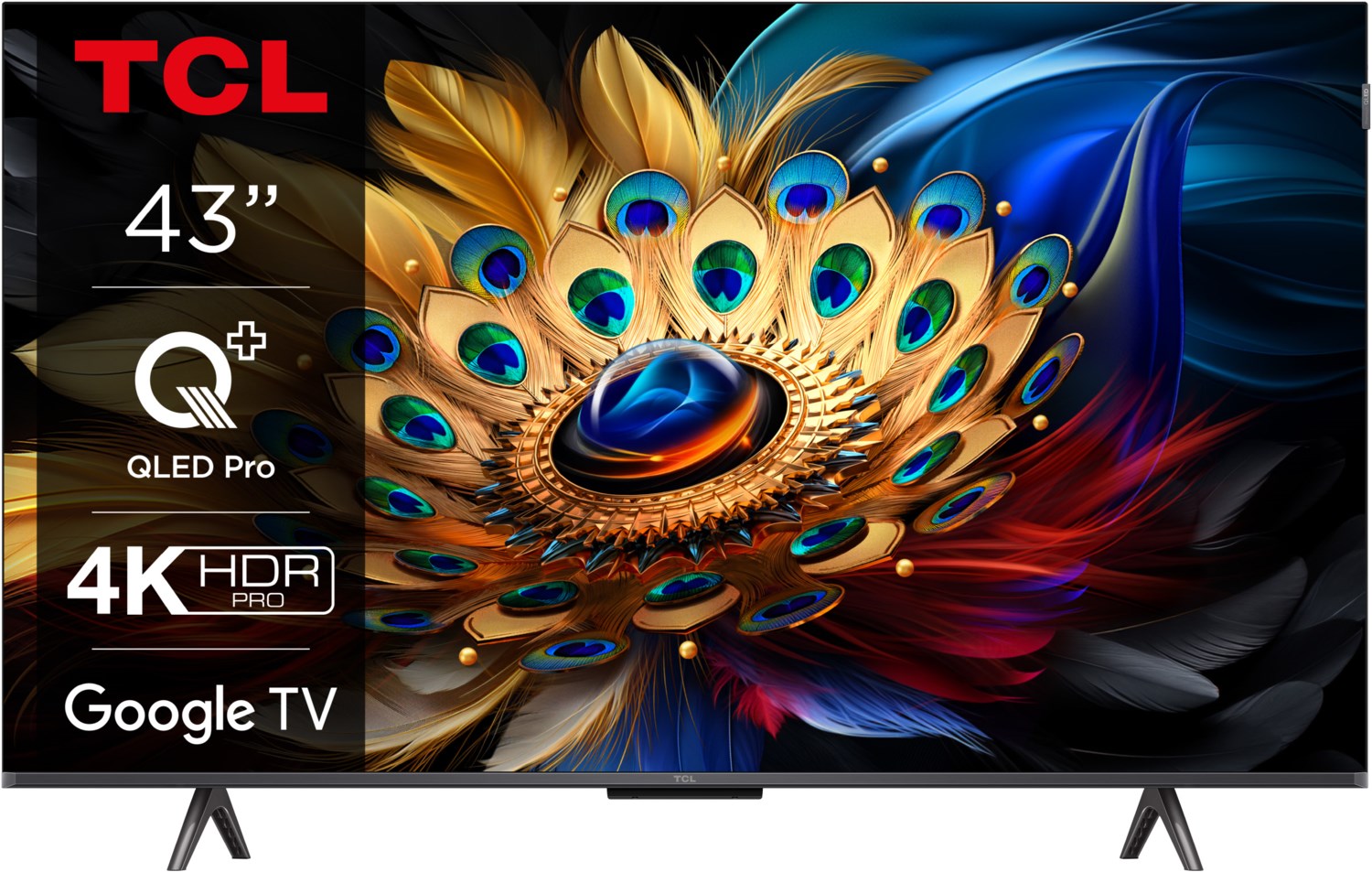 43C69B 108 cm (43") QLED-TV brushed titanium / F von TCL