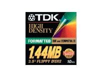 TDK Disketten für PC, vorformatiert, 8,9 cm (3,5 Zoll), 50 Stück von TDK