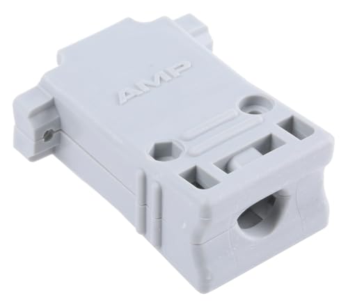 TE Connectivity Amplimite HD-20 D-Sub-Gehäuse gerade, 15-polig, Grau, Größe A, aus Thermoplast von TE