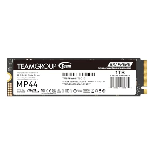 TEAMGROUP SSD Team MP44 M.2 1TB PCIe G4x4 2280 TEAMGROUP SSD Team MP44 M.2 1TB PCIe G4x4 2280 von TEAMGROUP