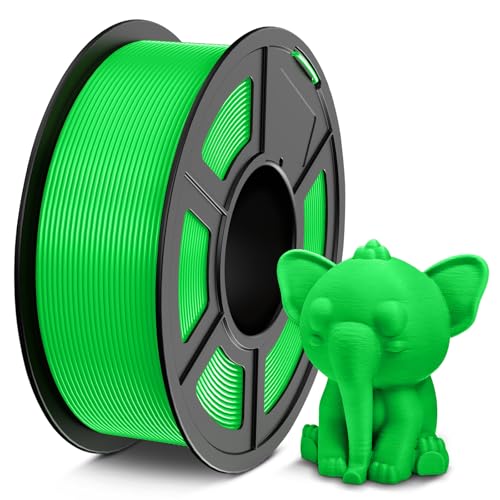 TECBEARS PETG Filament 1.75 mm Grün, Stärker Zähigkeit PETG 3D Drucker Filament, 1kg Spule, Maßgenauigkeit +/- 0,02 mm, Kompatibel mit FDM Drucker von TECBEARS