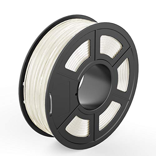 TECBEARS PLA 3D Printer Filament 1.75mm Transparent, Dimensional Accuracy +/- 0.02 mm, 1 Kg Spool, Pack of 1 von TECBEARS
