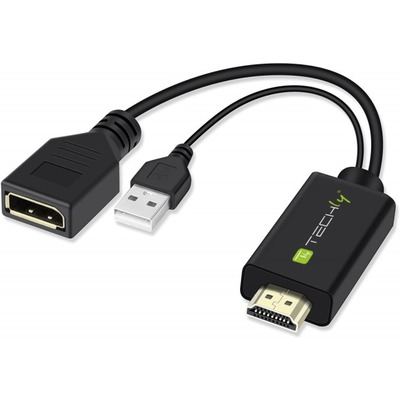 Adapter-Hdmi-A-M/Displayport-1.2-F -- von TECHLY