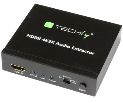 HDMI Audio-Extractor auf LPCM 2CH 4K -- UHD, 3D von TECHLY