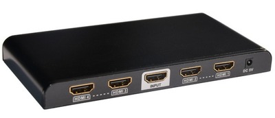 HDMI Splitter 4K, UHD, 3D, 4 Wege -- von TECHLY