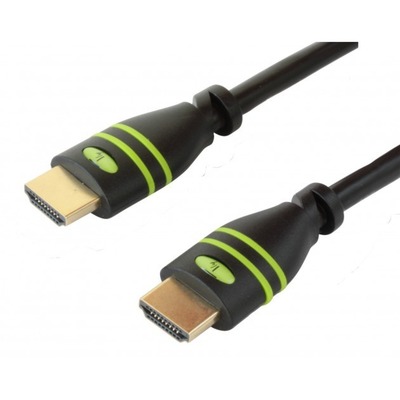 High Speed HDMI Kabel mit Ethernet, mit -- Verstärker, 25m, schwarz von TECHLY