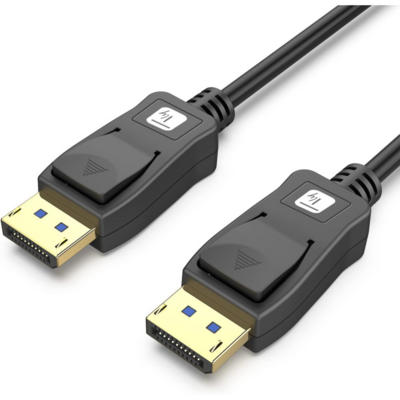 Techly Displayport 2.1 Audio/Video Kabel 4k -- 2m schwarz von TECHLY