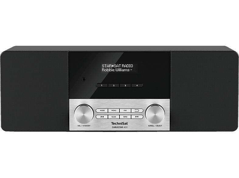 TECHNISAT CABLESTAR 400 Radio, AM, FM, Schwarz von TECHNISAT