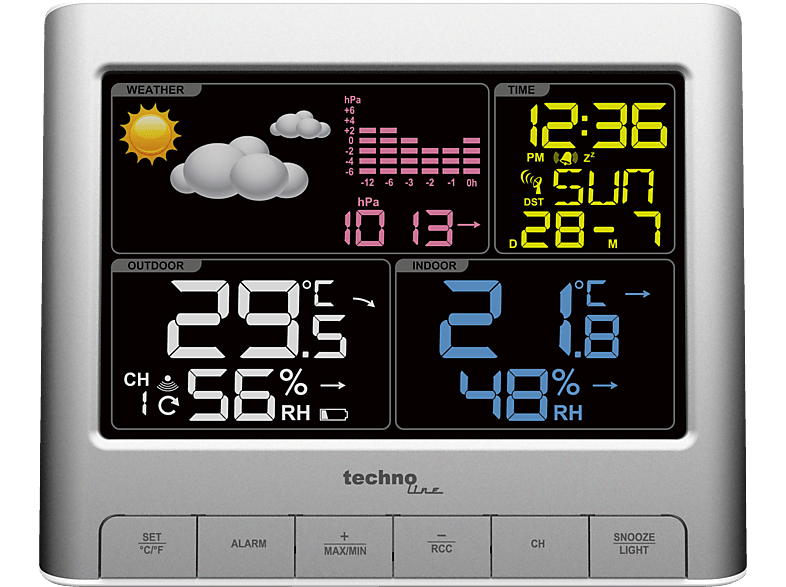 TECHNOLINE WS 6449 Wetterstation von TECHNOLINE