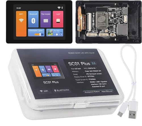 TECNOULAB 1 x Entwicklungsplatine WT32-SC01 Plus ESP32 3,5 Zoll 320 x 480 Touchscreen LCD Bluetooth WiFi von TECNOULAB