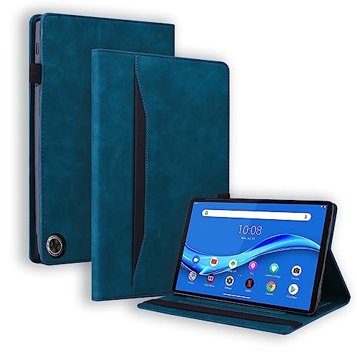 TEDTIKJT Tablet Hülle Kompatibel mit Amazon Fire MAX 11 Zoll 2023 Schutzhülle Cover PU Leder Multi-Winkel Ständer Funktion Flip-Tasche Schutzhülle,Blau von TEDTIKJT