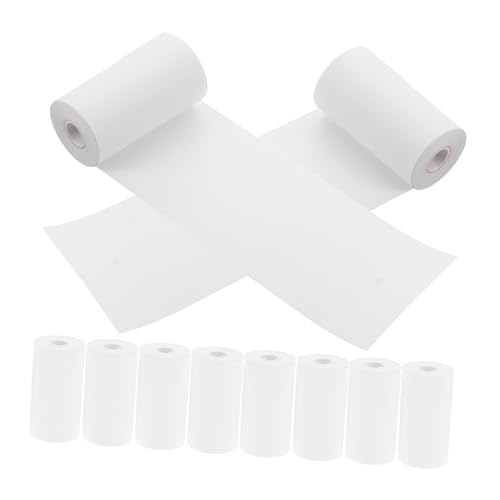 TEHAUX 10 Stück 57 X 30 Mm Belegpapierrollen Thermopapier Etiketten Ersatz Pos Kassen Belegrollen Für Den Supermarkt Zum Mitnehmen von TEHAUX