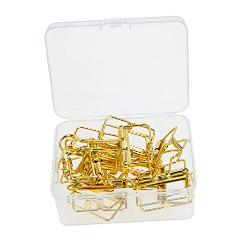 TEHAUX 10 Stück Goldene Schwalbenschwanzklammern Büroklammern Binderklammern Hohlkehl Design Bürobedarf Kreative Papierklammern Multifunktionale Binderklammern Edelstahl Golden TEHAUX 10 Stück Goldene Schwalbenschwanzklammern Büroklammern Binderklammern Hohlkehl Design Bürobedarf Kreative Papierklammern Multifunktionale Binderklammern Edelstahl Golden von TEHAUX
