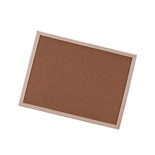 TEHAUX 2er Set Kork Pinnwand 30x40cm Wandmontierte Korktafel Für Büro Und Schule Natürlicher Holzrahmen Vielseitige Nutzung Als Bulletin Board von TEHAUX