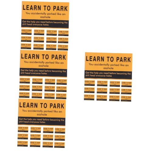 TEHAUX 800 Blatt Parkverstoßkarte Parkkarte Aufmerksamkeit erregen Parkkarte Erinnerung hast ein geparkt schlechte Parkkarten Kein Parken öffentliche Versorgung Papier von TEHAUX