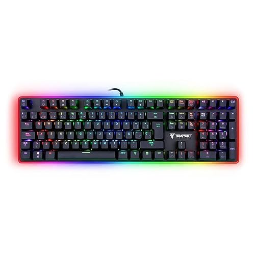 TEMPEST Diablo Teclado Megacico Gaming RGB-Schalter, Rot von TEMPEST