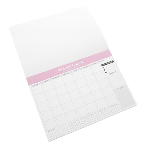 TEMPNAP Monatsplan-Notizblock monatlich täglich wöchentlich Monatsplaner Tragbares Notizbuch To-Do-Liste bürobedarf Großer Produktivitäts-Notizblock großer Planer für Studenten Papier Rosa TEMPNAP Monatsplan-Notizblock monatlich täglich wöchentlich Monatsplaner Tragbares Notizbuch To-Do-Liste bürobedarf Großer Produktivitäts-Notizblock großer Planer für Studenten Papier Rosa von TEMPNAP