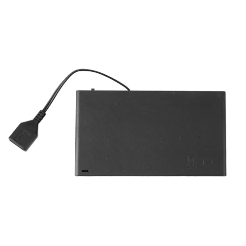 TERNCOEW AA-Batteriegehäuse mit 2/3/4/6/8 Schlitzen, Aufbewahrungsbox mit USB für den Bau von LED-Licht mit Schaltern für LED-Licht von TERNCOEW