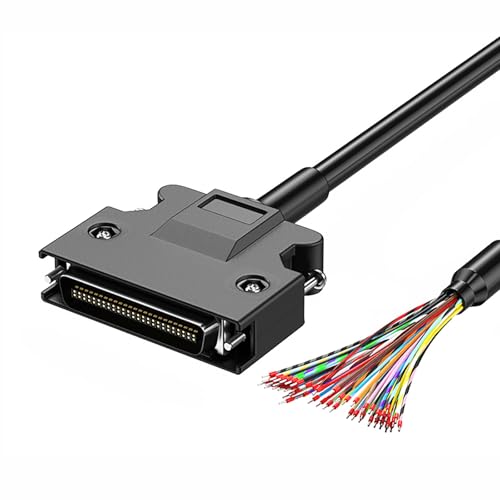 TERNCOEW Professionelles SCSI-Kabel mit Klemmen, doppelte Abschirmung, CN14P, CN20P, CN26P, CN36P, CN50P, passend für Scanner/Brenner von TERNCOEW