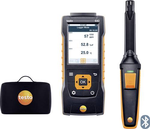 Testo 440 Set CO2 Kohlendioxid-Messgerät 0 - 10000 ppm Testo 440 Set CO2 Kohlendioxid-Messgerät 0 - 10000 ppm von TESTO