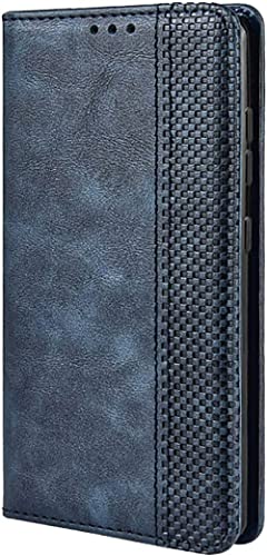 TEYYOS Leder Folio Hülle für ZTE Nubia Z70 Ultra, Premium Flip Wallet Tasche mit Kartensteckplätzen, PU/TPU Lederhülle Handyhülle Schutzhülle - Blau von TEYYOS