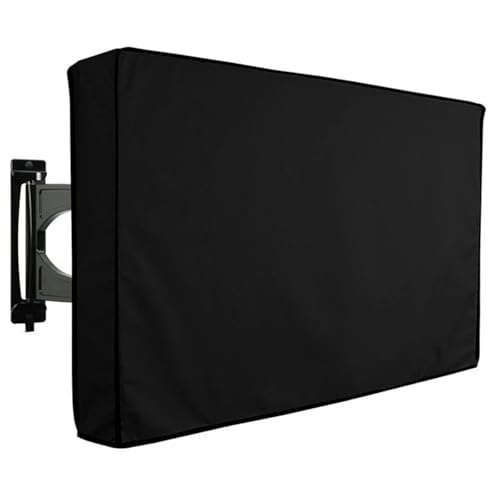 TV-Abdeckung für draußen, Staubschutzhülle for TV-Bildschirme im Außenbereich, schwarzer LCD-Fernseher, wasserfeste Schutztasche(Black,36 38inch) von TGDGFKIAS