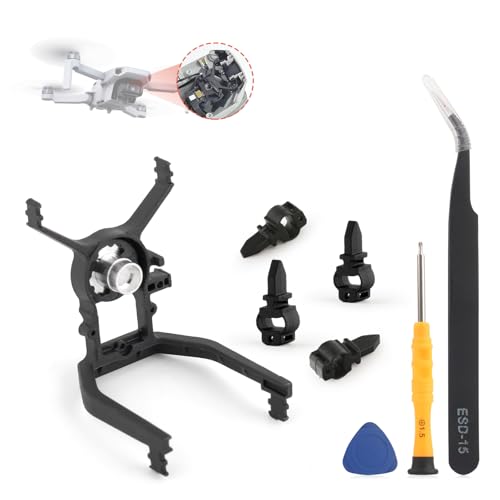 TGHongKy Gimbal Stoßdämpfende Halterung für DJI Mavic Mini/Mini 2/Mini SE/Mini 4K Gimbal Kamera Stoßdämpfende Halterung für Mini 2/SE Dämpfungshalterung Drohne mit Dämpfungsgummiball Und Werkzeug-Kit von TGHongKy