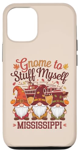 Hülle für iPhone 14 Zwerg To Stuff Myself Mississippi Thanksgiving Fall von THANKSGIVING GNOMES FALL SEASON States