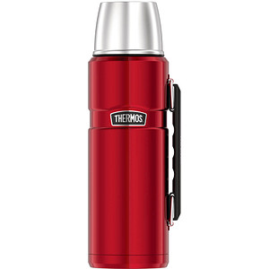 THERMOS® Isolierflasche Stainless King rot 1,2 l von THERMOS®