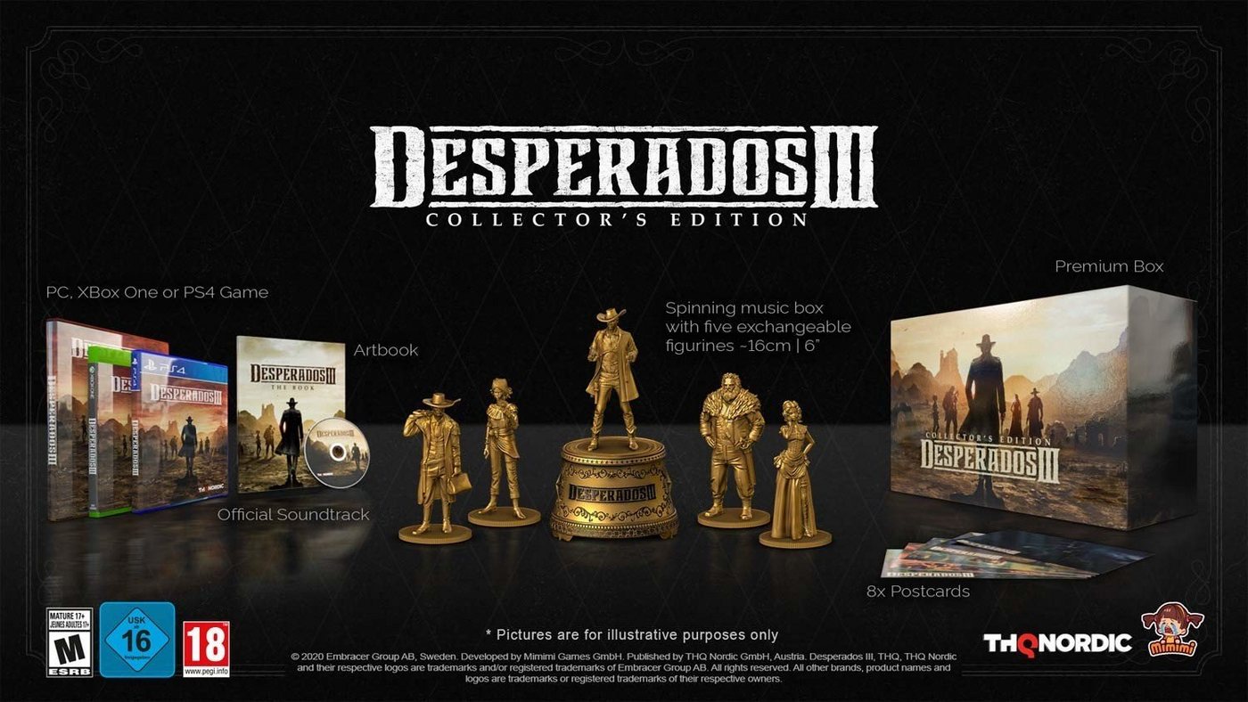 Desperados III 3 Collector's Edition DVD-ROM PC von THQ Nordic