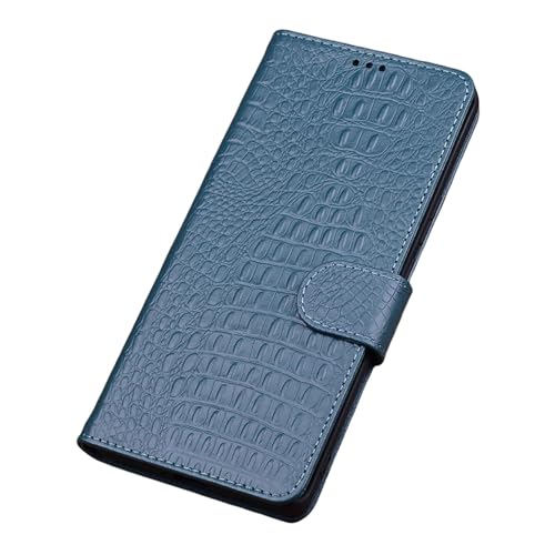 THikk Wallet Case für Xiaomi 14 Ultra, Luxus Flip Echtleder Hülle mit Kartenhalter, Magnetverschluss, Folio Phone Cover für Xiaomi 14 Ultra, A Grün von THikk