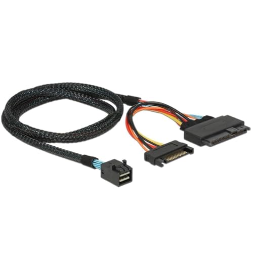 TIANQUXNGI SFF-8643 auf SFF-8639 Kabel, interner SFF-8643 auf SFF-8639-Adapter mit 15-poligem Netzanschluss, NVME-Übertragungskabel von TIANQUXNGI