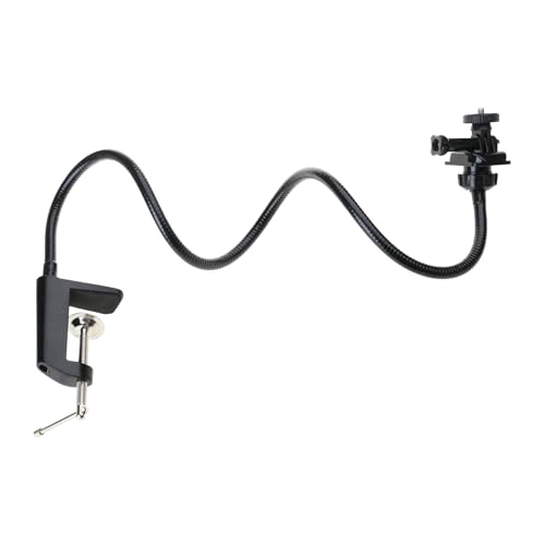 TIANQUXNGI Webcam-Ständer, Handyhalterung, 38,1 cm, verstellbarer Schwanenhals, Desktop-Kamera-Schreibtisch-Klemmhalterung für Webcam C930e C930 von TIANQUXNGI