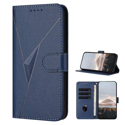 TIANYUE Hülle für Infinix Note 40X 5G, PU Leder Flip case Handytasche mit Magnetisch Kartenfach Standfunktion Geldbörse Schutzhülle für Infinix Note 40X 5G-Blau von TIANYUE