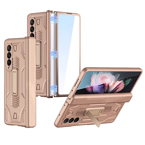 TIANYUE Samsung Galaxy Z Fold 3 Hülle, magnetische Scharnier HD Blast Film Z Fold 3 All-Inclusive Fallsichere Hülle für Galaxy Fold 3 5G Hüllen von TIANYUE