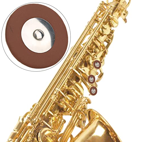 Saxophon-Mundstückpolster, 26 Stück, Sax-Lederpolster, Klarinetten-Mundstückpolster, Sax-Zubehör, Altsaxophon-Mundstückpolster für Altsaxophon von TIKATARER