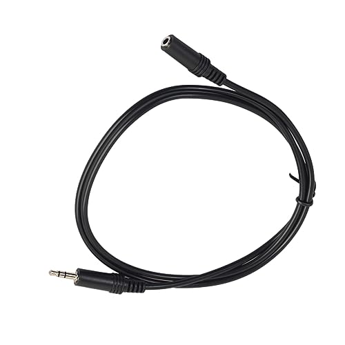 TINEASUR 1 Aux-kabel-adapter Kopfhöreradapter Audio-verlängerungskabel Kopfhörer-verlängerungskabel Stereo-audio-verlängerungsadapter Stereo-audio- Kabeladapter Black von TINEASUR