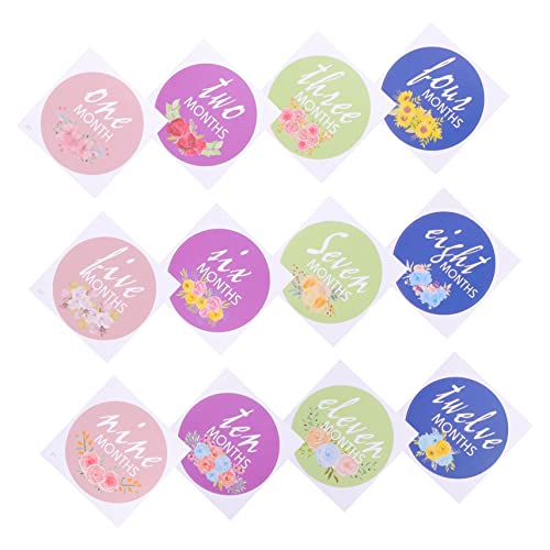 TINEASUR 1 Satz -Aufkleber Sticker für babyalbum Sticker für einen kleinen Jungen neugeborener monatlicher Meilensteinaufkleber Erinnerungsaufkleber Zubehör für Babyfotos von TINEASUR