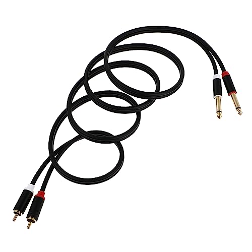 TINEASUR 1stk Audio Kabel Player-audiokabel Verstärkerkabel Komponentenkabel Usb-kabel Headset-splitterkabel Audiokabel Cd-player Kabel Für Subwoofer Mehrzweck-audiokabel Vergoldet Black von TINEASUR