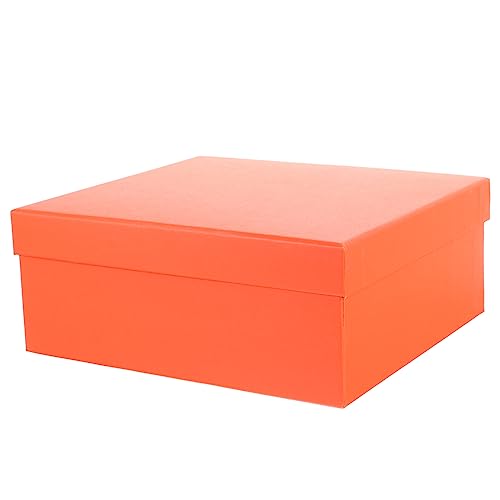 TINEASUR 5er-box Verpackung Massengeschenke Cupcake-boxen Kleine Geschenktüten Brautjungfern-antragsboxen Geschenkboxen Für Goodie-bag-gefälligkeiten Hochzeitsboxen Orange Papier von TINEASUR