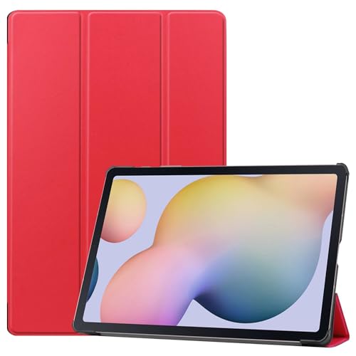 TINGYR Hülle für iPad Air 13 2025 Tablethülle, WLeder, Klappständer, All-Inclusive-Schutz, Schutzhülle für iPad Air 13 2025.(Rot) von TINGYR