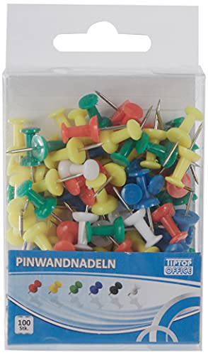 TTO Pinnwandnadel in Diaboloform, 100 Stk von TIPTOP OFFICE