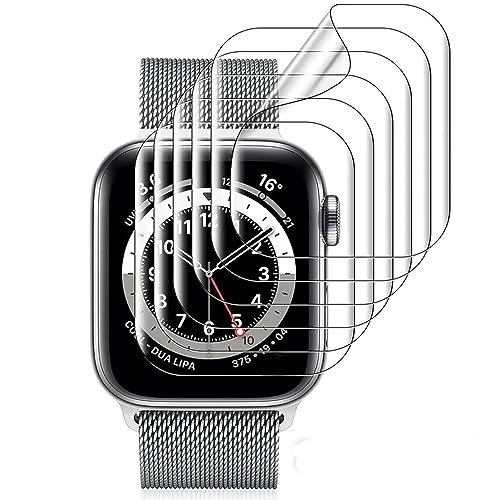 TMahhbid [5 Stück] Hydrogel Displayschutzfolie für Apple Watch Series 9/8/7 41mm, [Nicht Glas] Hydrogel Film Klar HD Weich TPU Schutzfolie [Hochempfindliche] von TMahhbid